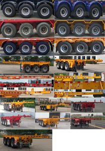 Liangsheng  SHS9400TJZ20 Container transport semi-trailer