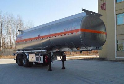 Jinxi  WPH9350GYYL Aluminum alloy oil transport semi-trailer