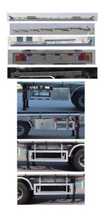 Jinxi  WPH9350GYYL Aluminum alloy oil transport semi-trailer