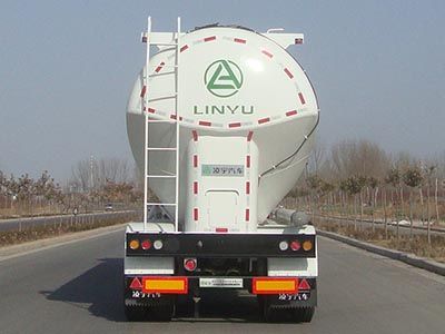 Lingyu  CLY9409GFLB Low density powder material transportation semi-trailer