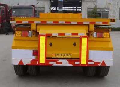 Shengde  KDQ9400ZZXP Flat dump semi-trailer