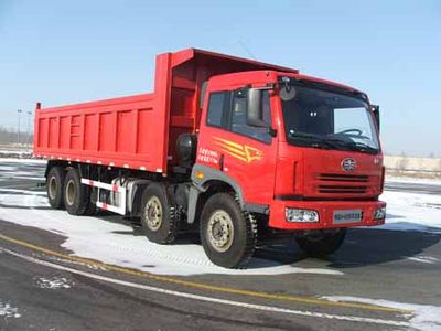 Jiefang Automobile CA3312P2K2L2T4E4 Flat head diesel dump truck