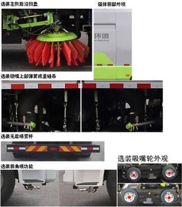 Zhonglian Automobile ZBH5180TXSSXBEV Pure electric cleaning and sweeping vehicle