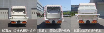 Chiyuan  BSP5252ZYS Compressed garbage truck