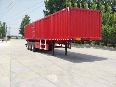 Yizhou brand automobile ZLT9380XXY Box transport semi-trailer