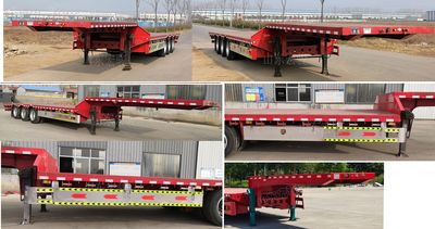 Junwei Yida Automobile BFL9400TDP Low flatbed semi-trailer