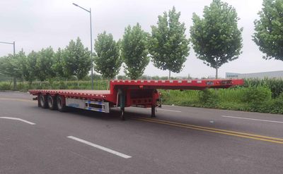 Zhongqi Luxing Automobile LXW9401TDP Low flatbed semi-trailer