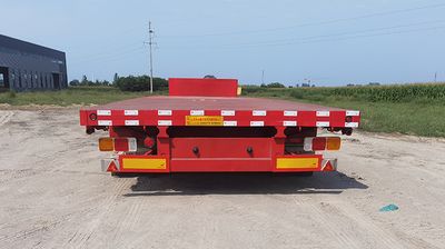 Zhongqi Luxing Automobile LXW9401TDP Low flatbed semi-trailer