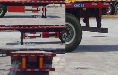 CIMC ZJV9400JPQD Flat semi-trailer