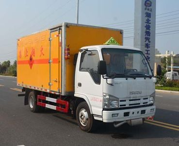 Duo Shi Xing  JHW5040XRQQ Flammable gas box transport vehicle