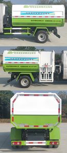 Kaihengda  HKD5030ZZZEQBEV Pure electric self loading and unloading garbage truck