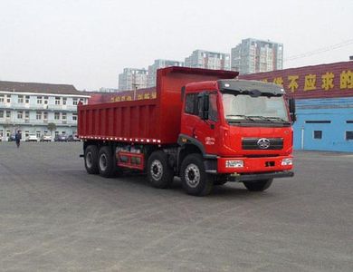 Jiefang Automobile CA3310P2K2L5T4NA80 Flat head liquefied natural gas dump truck