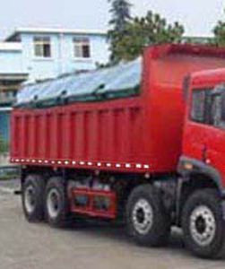 Jiefang Automobile CA3310P2K2L5T4NA80 Flat head liquefied natural gas dump truck