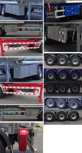 Tonghua  THT9403GYYD Aluminum alloy oil transport semi-trailer