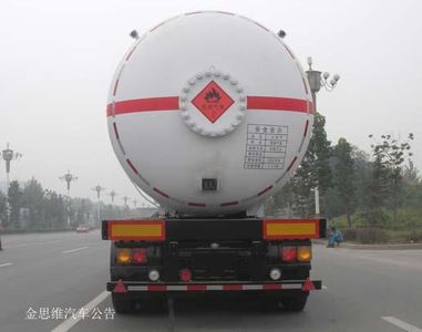 Baohuan  HDS9400GRQ Flammable gas tank transport semi-trailer