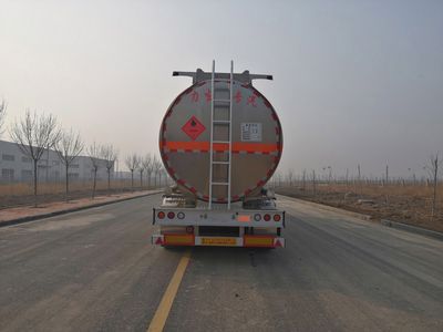 Lisheng  HLS9406GRY Aluminum alloy flammable liquid tank transport semi-trailer