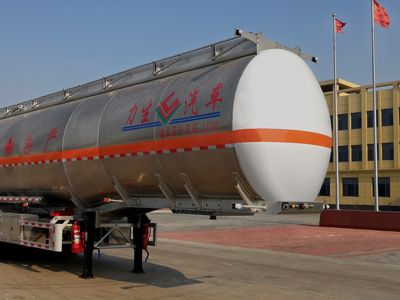 Lisheng  HLS9406GRY Aluminum alloy flammable liquid tank transport semi-trailer