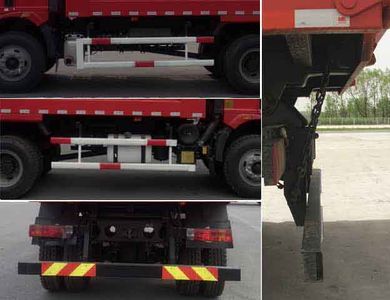 Jiefang Automobile CA3160P62K1E4 Flat head diesel dump truck