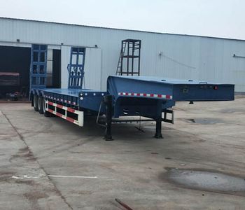 Chengshida Automobile SCD9405TDP Low flatbed semi-trailer