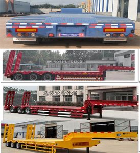 Chengshida Automobile SCD9405TDP Low flatbed semi-trailer