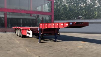 Huanfeng  HFP9400TDP Low flatbed semi-trailer