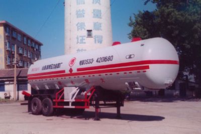 Lu Zheng  ZBR9301GYQ Semi trailer for liquefied gas transportation