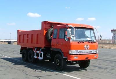 Jiefang Automobile CA3248P1K2T1A Flat head diesel dump truck