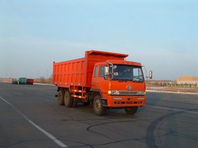 Jiefang Automobile CA3250P4K8T1A70 Flat head diesel dump truck