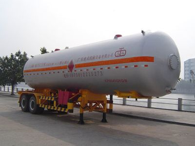 Jiuyuan  KP9341GYQ Semi trailer for liquefied gas transportation