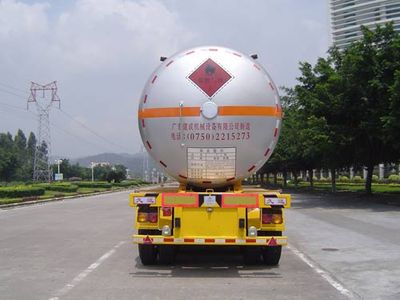 Jiuyuan  KP9341GYQ Semi trailer for liquefied gas transportation