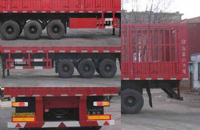 Zhang Tuo license plate car ZTC9403CCY Gantry transport semi-trailer