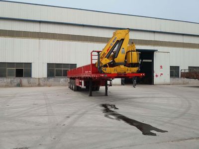 Xinkaida brand automobiles DLZ9400JSQ Truck mounted lifting and transportation of semi-trailers