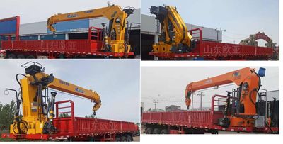 Xinkaida brand automobiles DLZ9400JSQ Truck mounted lifting and transportation of semi-trailers