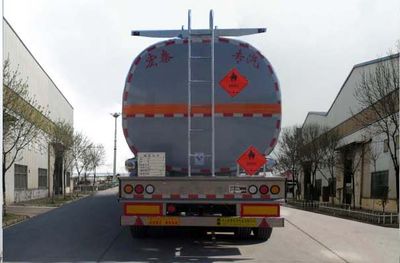 Zhengkang Hongtai brand automobiles HHT9401GRYC Aluminum alloy flammable liquid tank transport semi-trailer