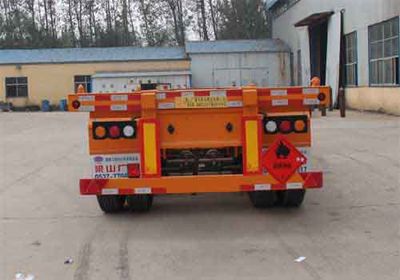 Guangtongda brand automobiles JKQ9402TWY Transport semi-trailer of dangerous goods tank frame