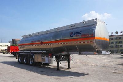 Yunli  LG9404GRY Aluminum alloy flammable liquid tank transport semi-trailer