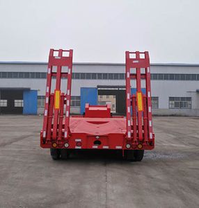 Shengrun  SKW9371TDP Low flatbed semi-trailer