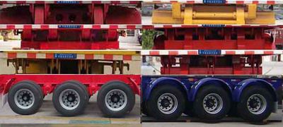 Yongxing Business Brand Automobile STS9400ZZXP Flat dump semi-trailer