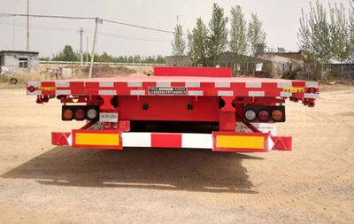 Zhongyun Changda brand automobiles XSQ9402TDP Low flatbed semi-trailer