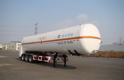 Huanghai  THH9401GDYA Low temperature liquid transport semi-trailer