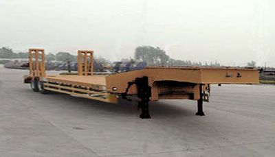 CIMC ZJV9280TD Low flatbed semi-trailer