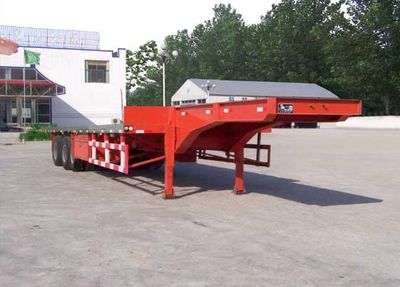 Mengshan MSC9400TDPLow flatbed semi-trailer