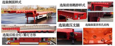 Changxing Automobile CXC9400TDP Low flatbed semi-trailer