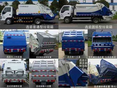 Zhonglian Automobile ZLJ5070ZYSQLE4 Compressed garbage truck