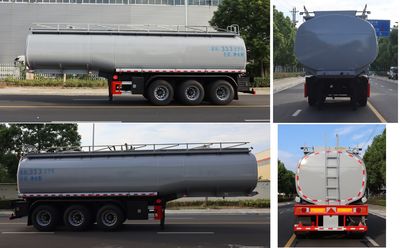 Zhongqi Liwei brand automobiles HLW9402GGY Liquid supply semi-trailer