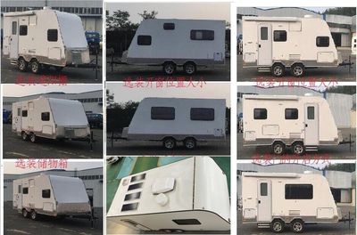 Juyunda brand automobile LZY9020XLJ RV trailer