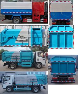 Zhongyunwei brand automobiles ZYW5070ZZZE6 Hydraulic Lifter Garbage truck 