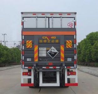 Jiangte brand automobiles JDF5180XFWDFH5 Corrosive goods box transport vehicle