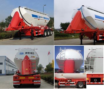 Tonghua  WTY9400GFLLG33 Medium density powder material transportation semi-trailer