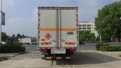 Huatong brand automobiles HCQ5140XRQE5 Flammable gas box transport vehicle